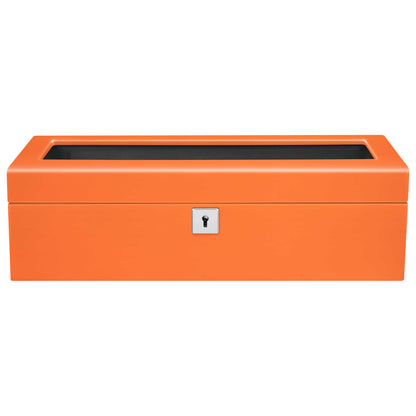 Front view of Mainspring Raceday Unisex Watch Box MS-BOX-RAC5-03