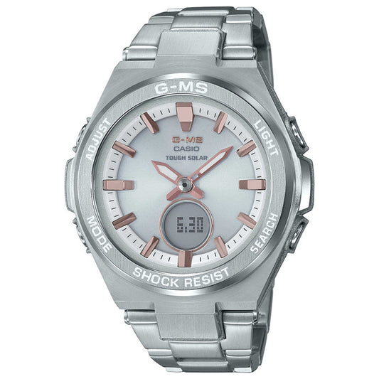 Front view of Casio G-MS Women's Quartz Watch MSGS200D-7A
