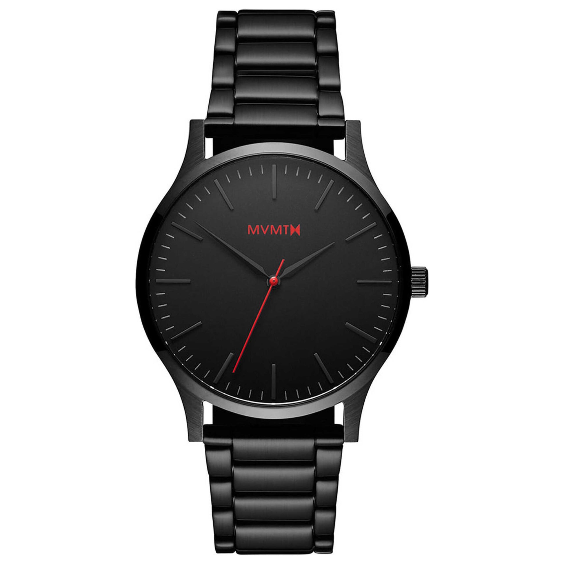 Front view of MVMT Series Men's Quartz Watch MT01-BL