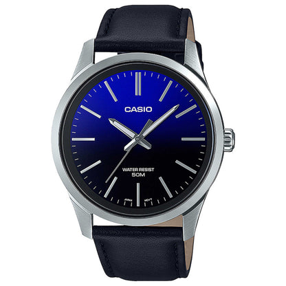 Front view of Casio Classic Men's Quartz Watch MTP-E180L-2AVEF