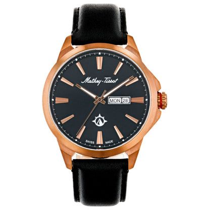 Front view of Mathey Tissot Classic Men's Quartz Watch MTWG1001102
