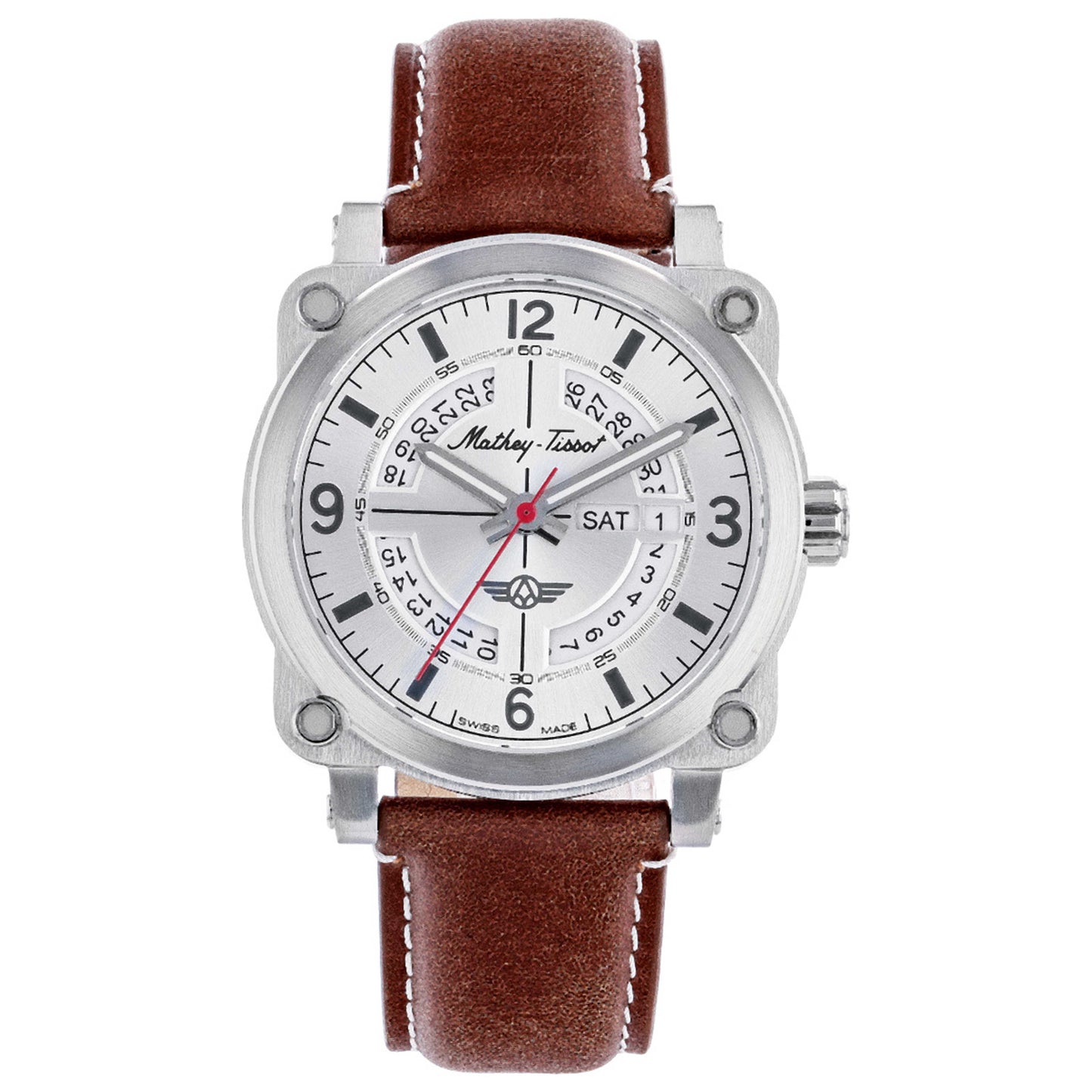 Front view of Mathey Tissot Classic Men's Quartz Watch MTWG6001102