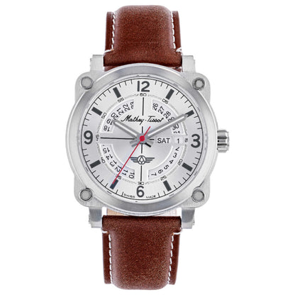 Front view of Mathey Tissot Classic Men's Quartz Watch MTWG6001102