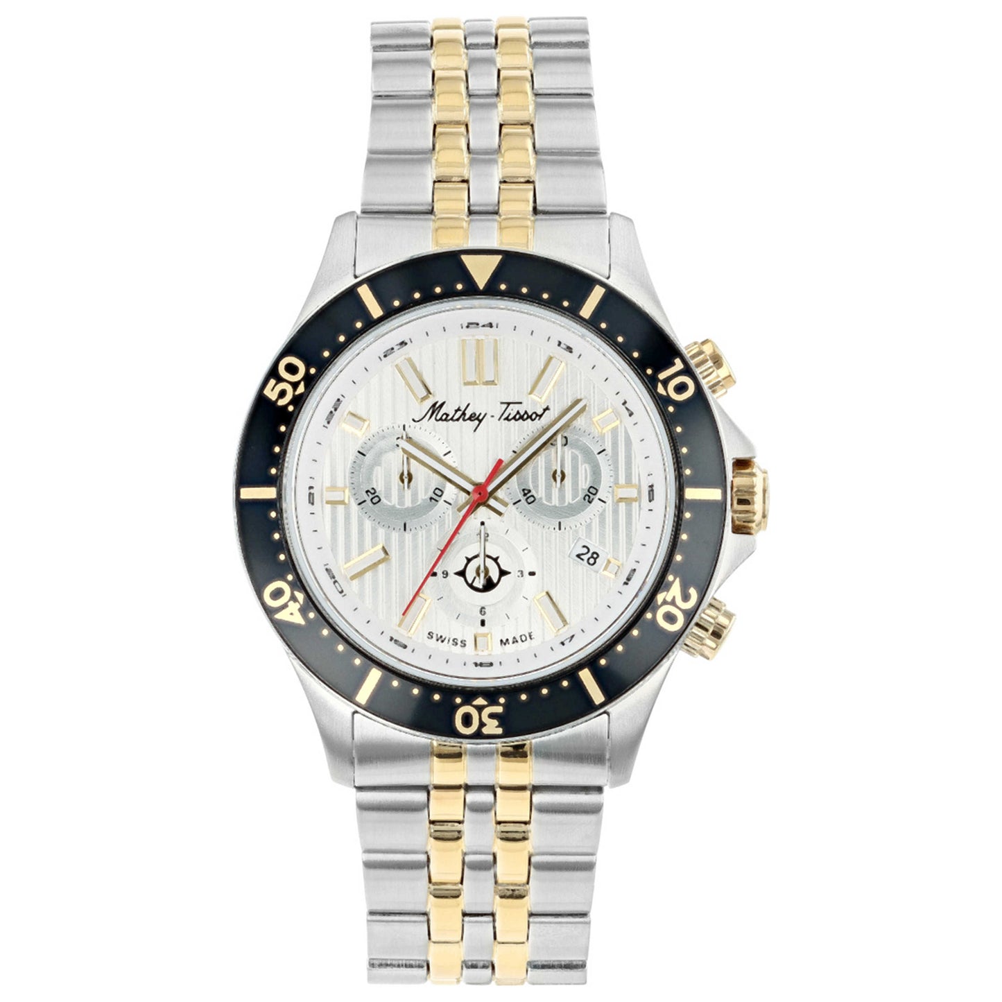 Front view of Mathey Tissot Dress Sport Men's Quartz Watch MTWG8001102