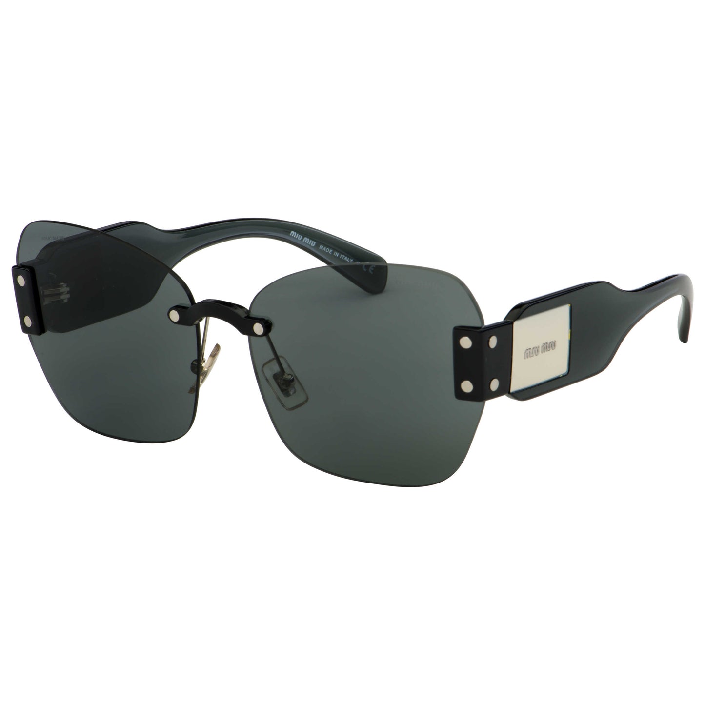 Front view of Miu Miu Fashion Women's Sunglasses MU-08SS-1AB9K1-63