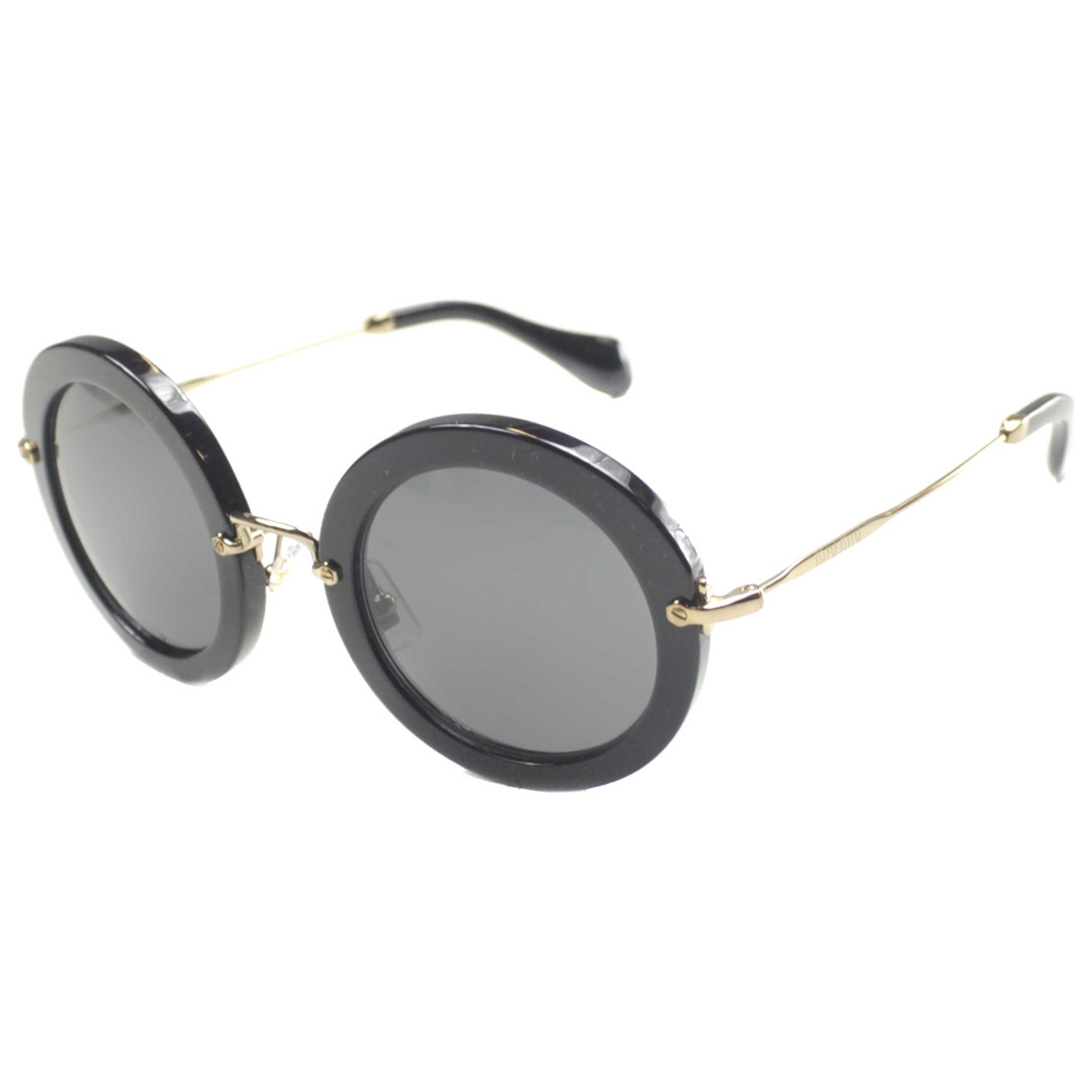 Front view of Miu Miu Fashion Men's Sunglasses MU-13NS-1AB1A1