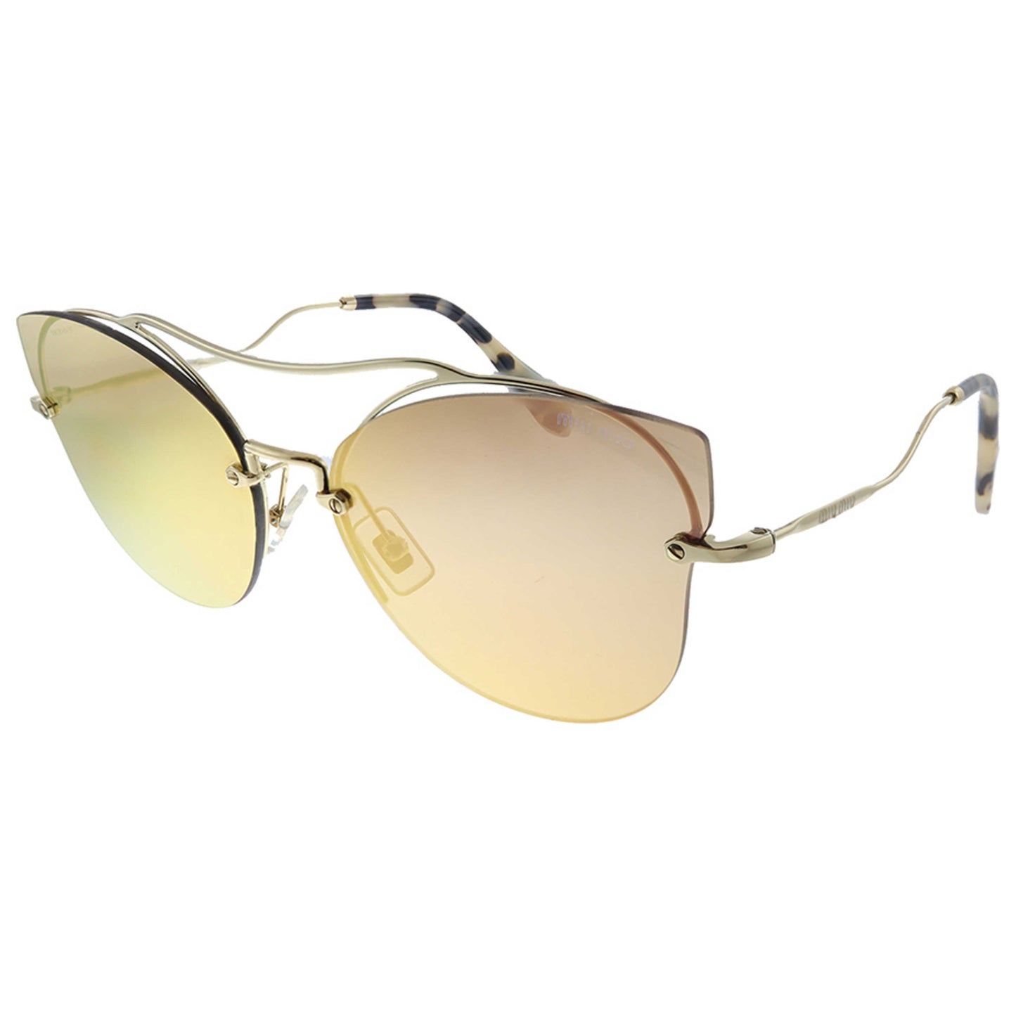 Front view of Miu Miu Core Women's Sunglasses MU-52SS-ZVN6S0