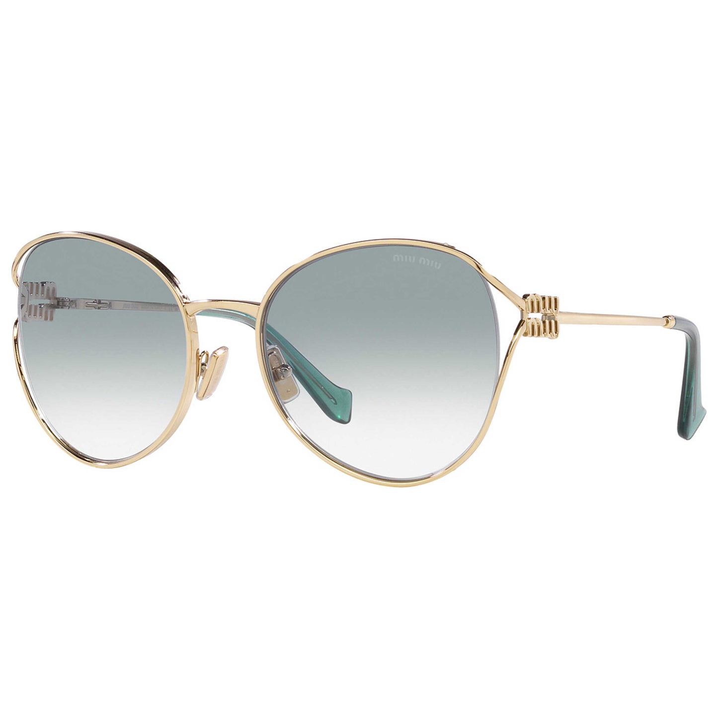 Front view of Miu Miu Fashion Women's Sunglasses MU-53YS-ZVN03O-58