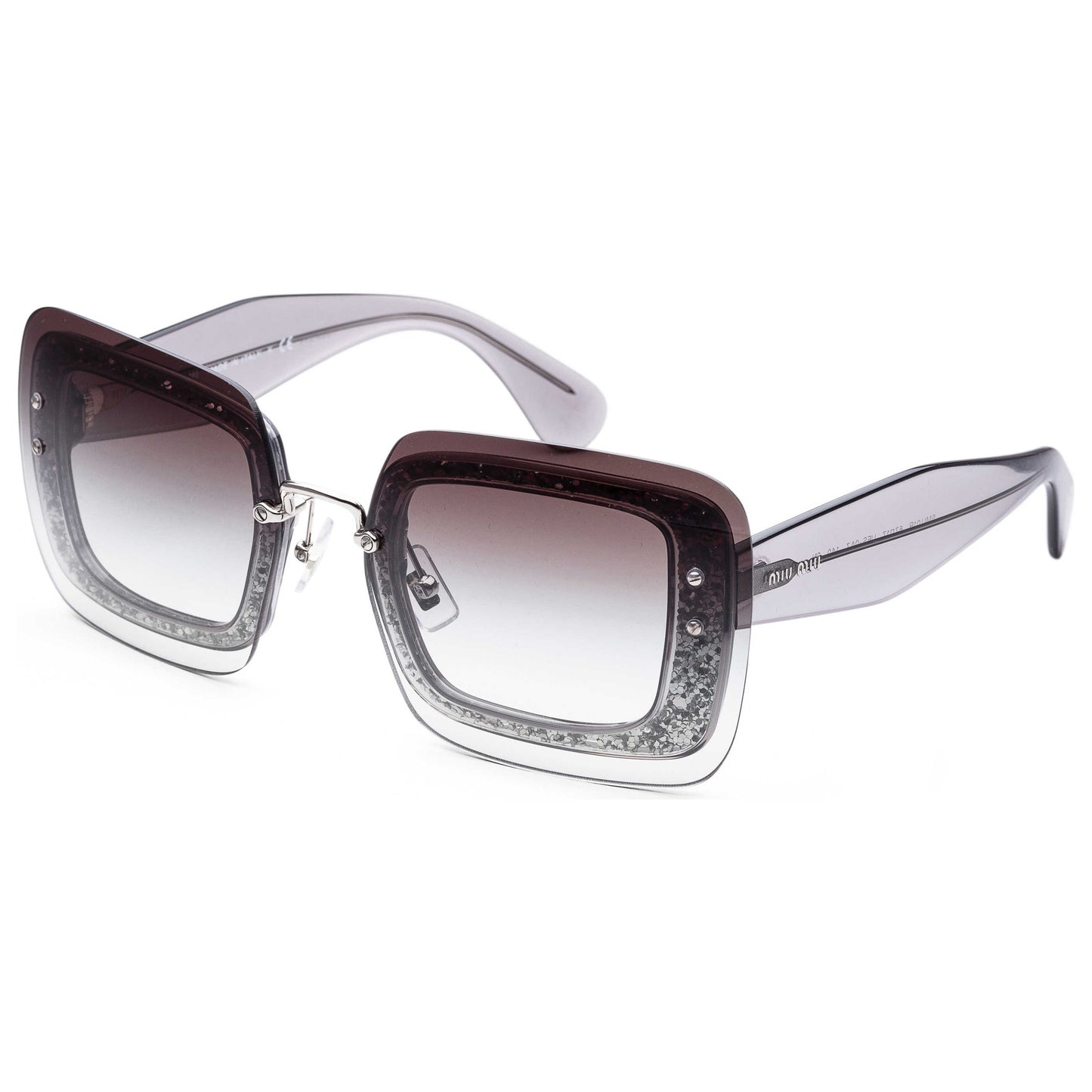 Front view of Miu Miu Fashion Women's Sunglasses MU01RS-UES0A767