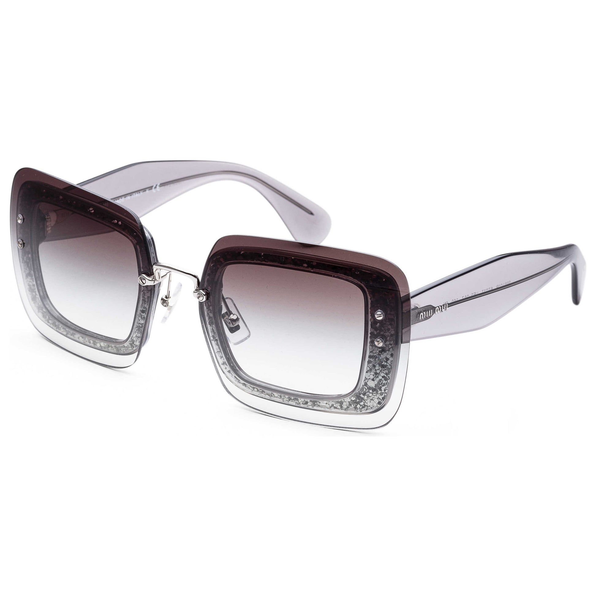 Front view of Miu Miu Fashion Women's Sunglasses MU01RS-UES0A767