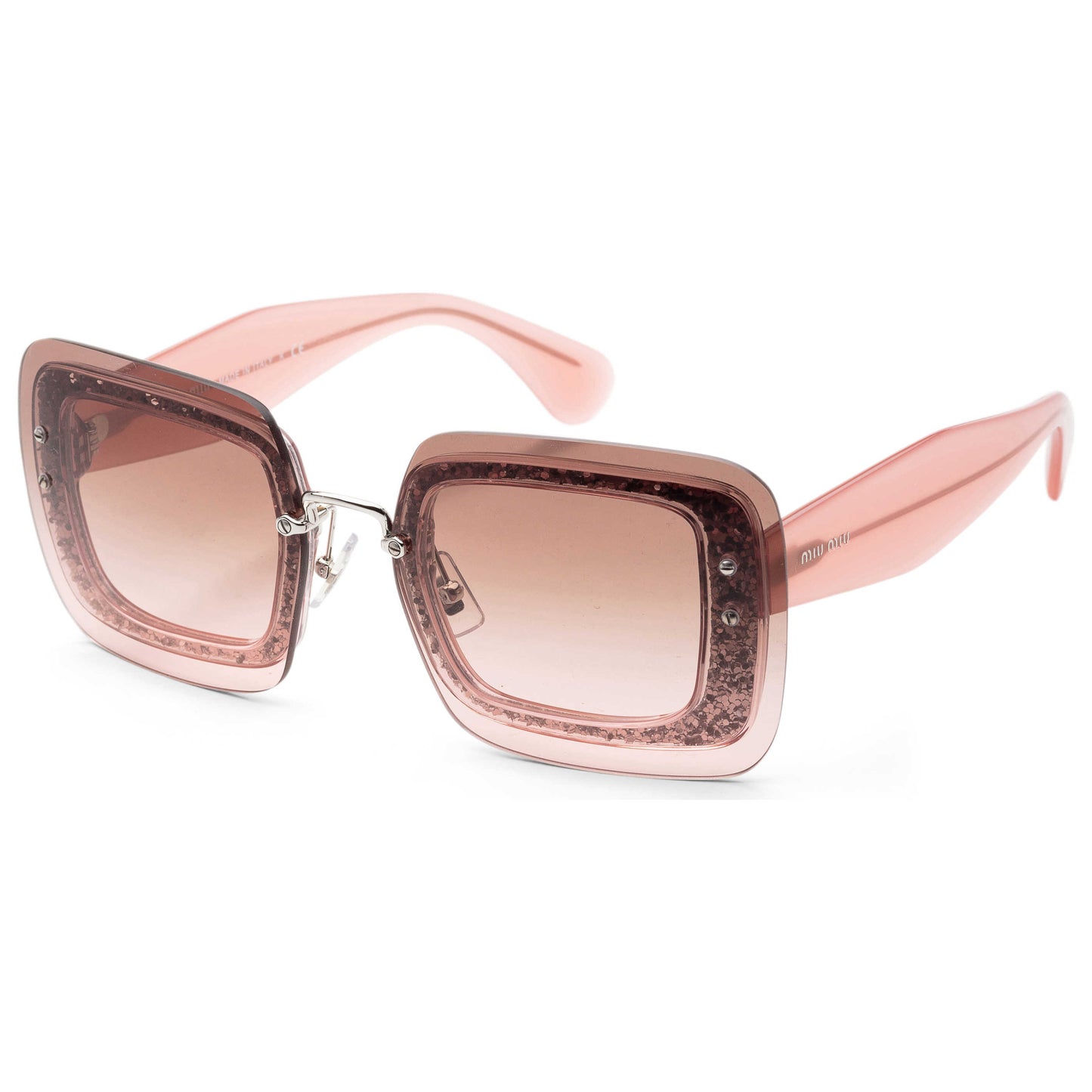 Front view of Miu Miu Fashion Women's Sunglasses MU01RS-UEU1E2