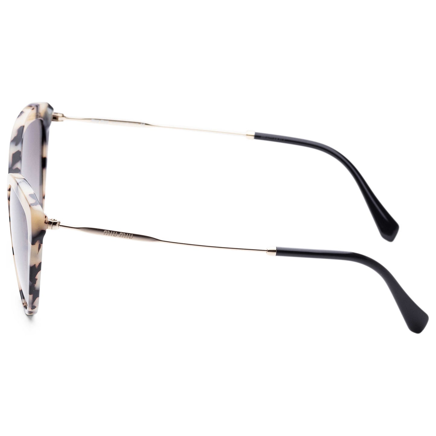 Left view of Miu Miu Fashion Women's Sunglasses MU03US-KAD3M155