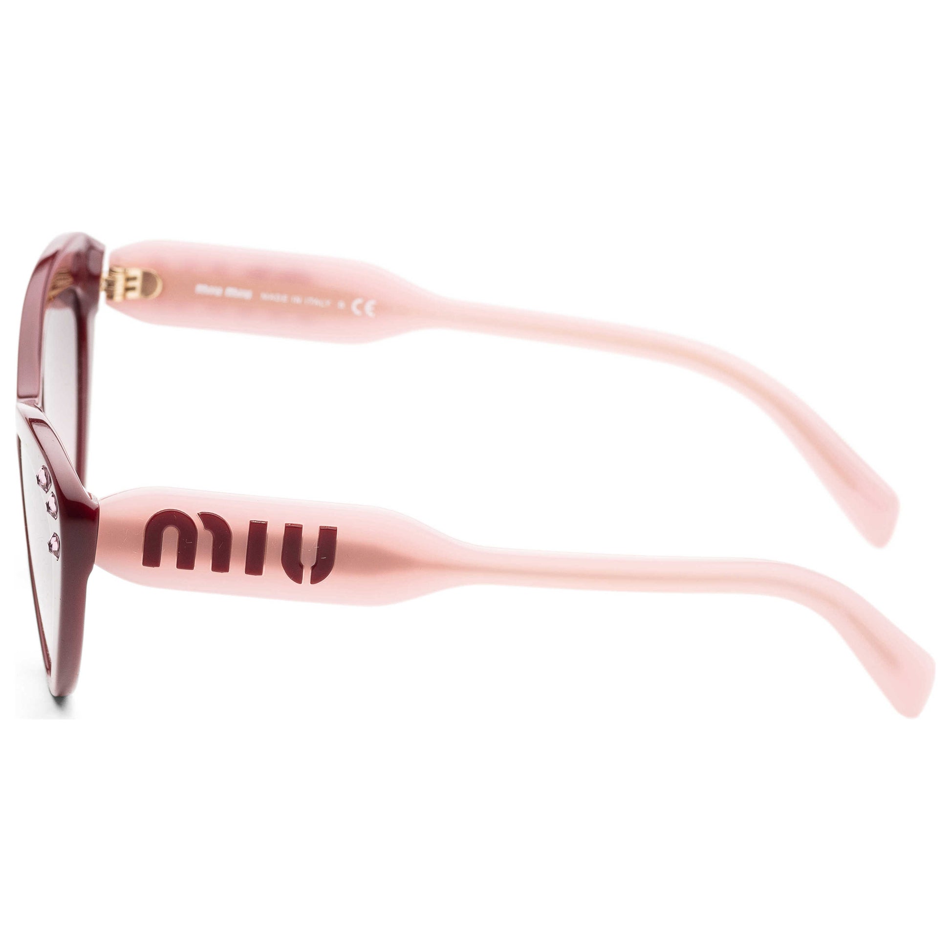 Left view of Miu Miu Fashion Women's Sunglasses MU05TS-USH14655