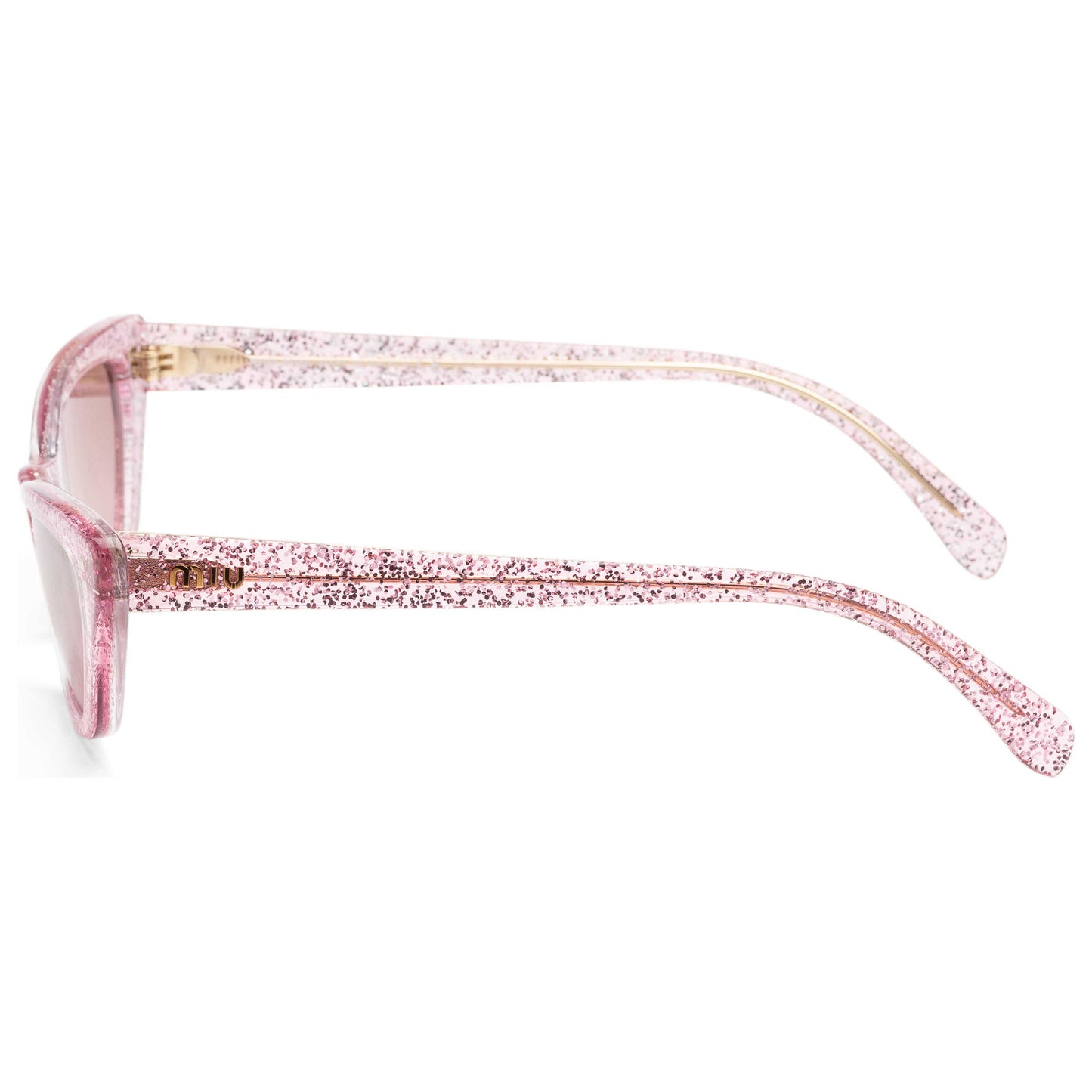 Right view of Miu Miu Fashion Women's Sunglasses MU10US-1467L153