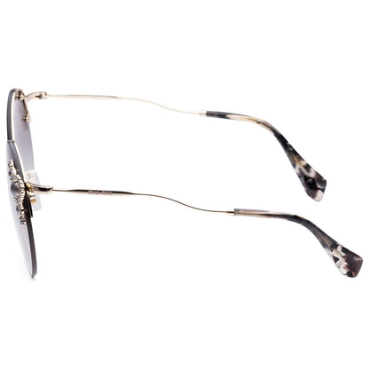 Left view of Miu Miu Fashion Women's Sunglasses MU52TS-WO43M160