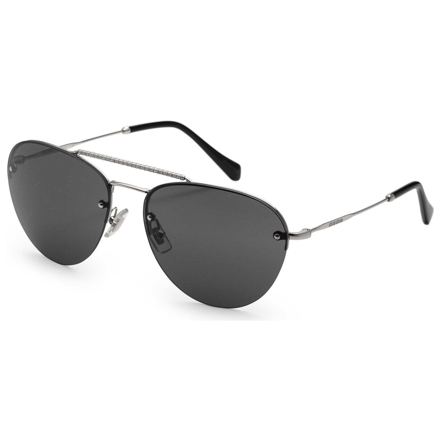 Front view of Miu Miu Fashion Women's Sunglasses MU54US-1BC1A159