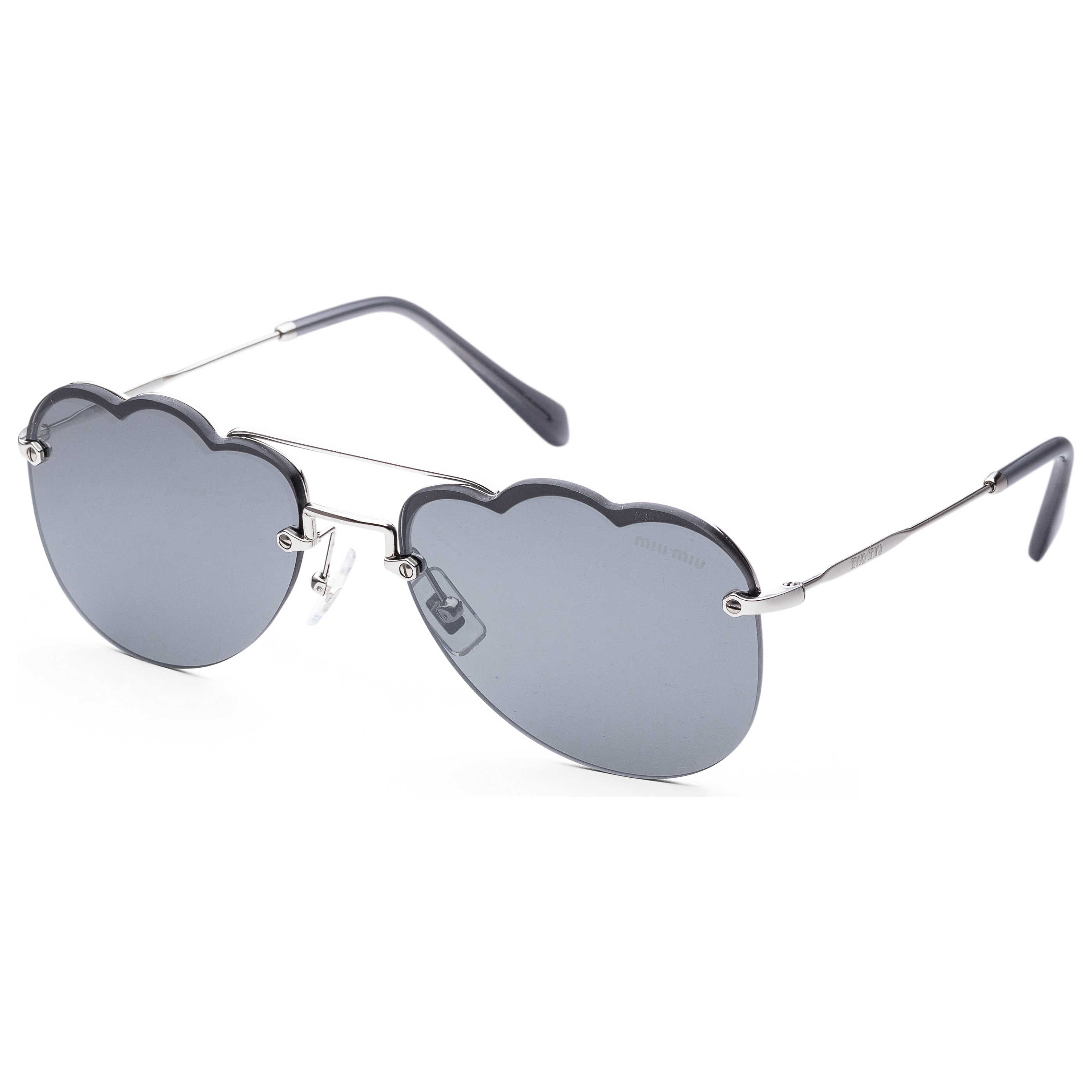 MIU MIU ハイロットフレムサンクラス 0MU56US 1BC175 MIU MIU CLOUD SMU 56U 1BC-177 AUTHENTIC SUNGLASSES 58-17