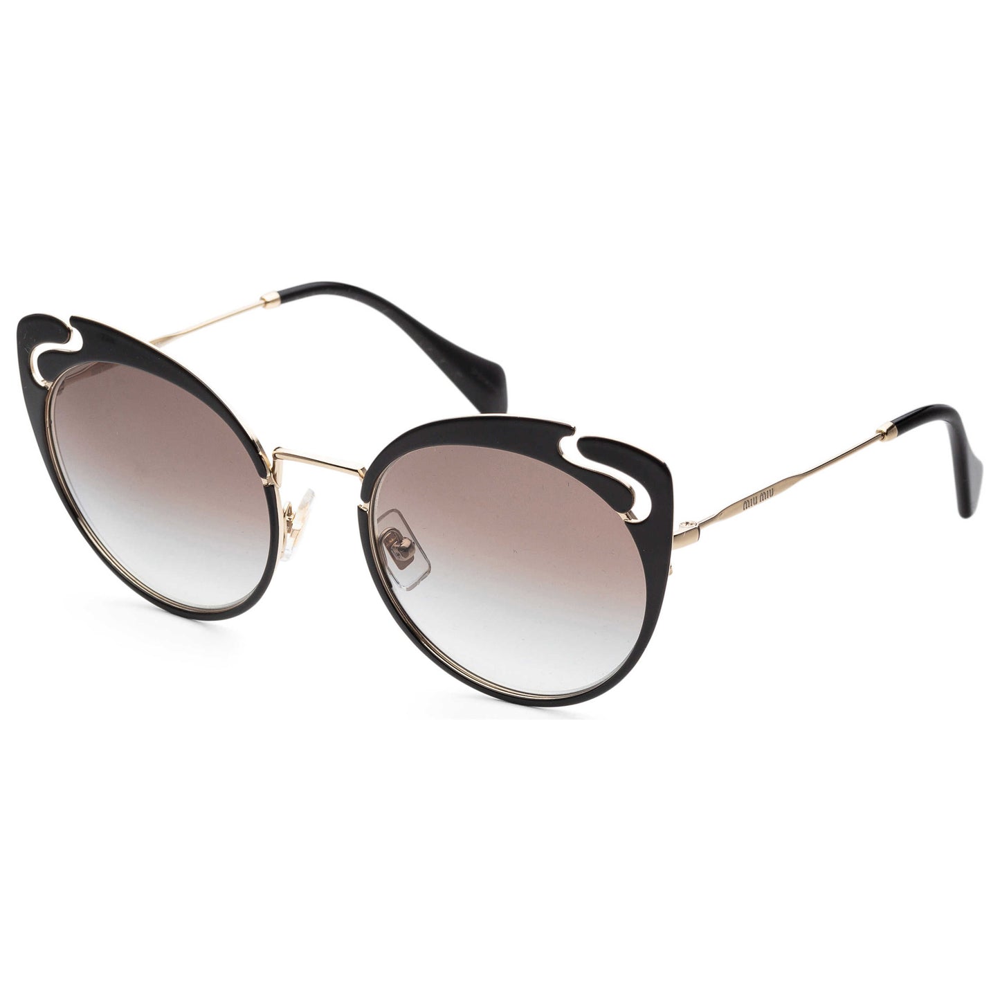 Front view of Miu Miu Fashion Women's Sunglasses MU57TS-1AB0A754