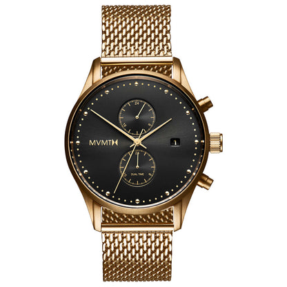 Front view of MVMT Voyager Men's Quartz Watch MV01-G2
