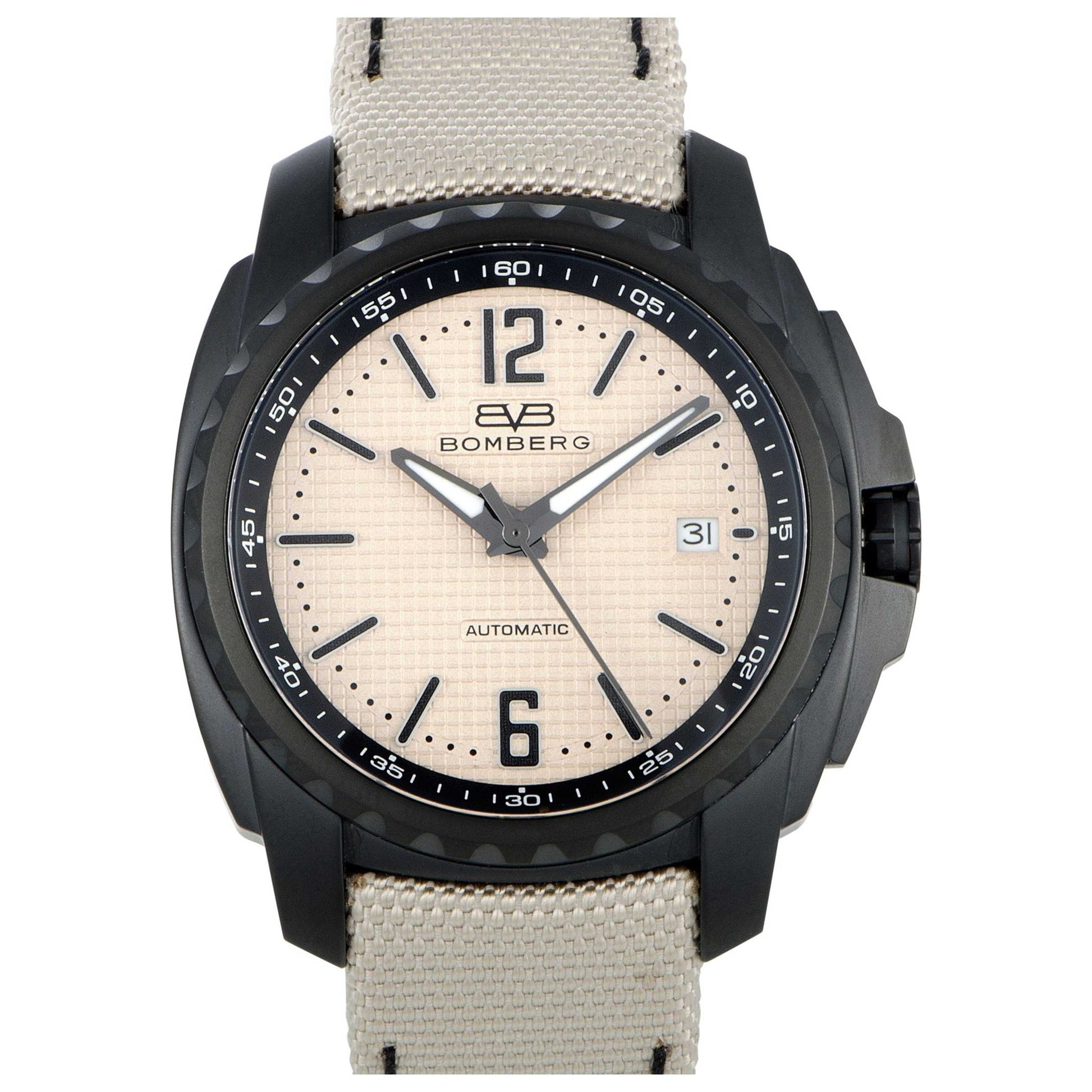 Front view of Bomberg Maven Men's Automatic Watch MV39APBA-BE0-1-NCA