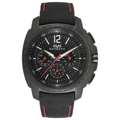 Front view of Bomberg Maven Men's Quartz Watch MV39CHPBA-BA0-2-NBA