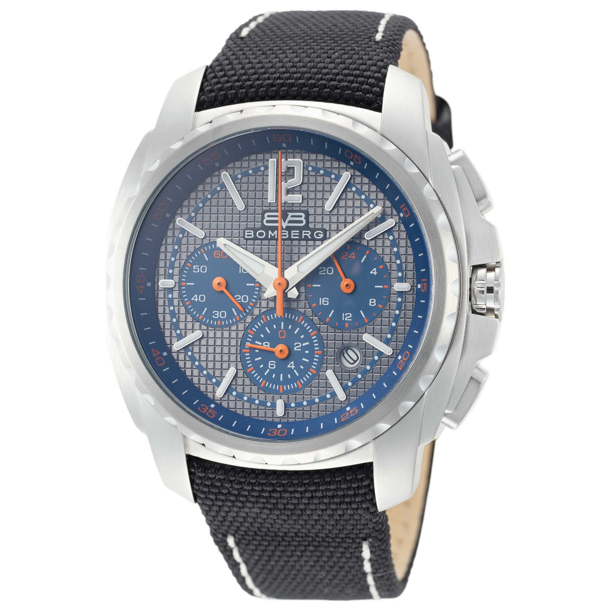 Front view of Bomberg Maven Men's Quartz Watch MV39CHSS-GY0-1-NBA