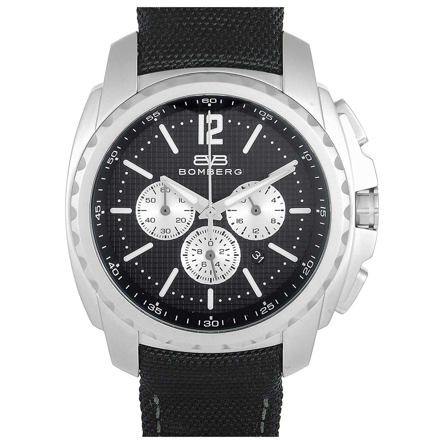 Front view of Bomberg Maven Men's Quartz Watch MV44CHPBA-BA0-1-NBA