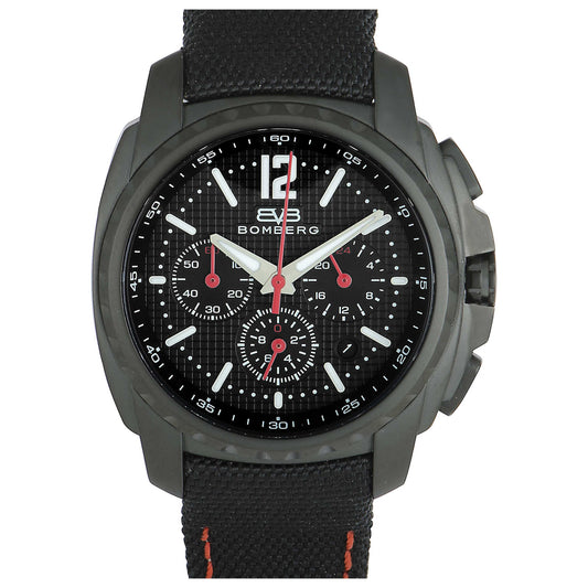 Front view of Bomberg Maven Men's Quartz Watch MV44CHPBA-BA0-2-NBA