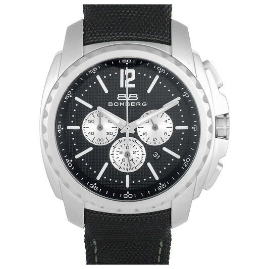 Front view of Bomberg Maven Men's Quartz Watch MV44CHPBA-BA0-3-NBA