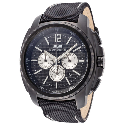 Front view of Bomberg Maven Men's Quartz Watch MV44CHSS-BA0-1-NBA