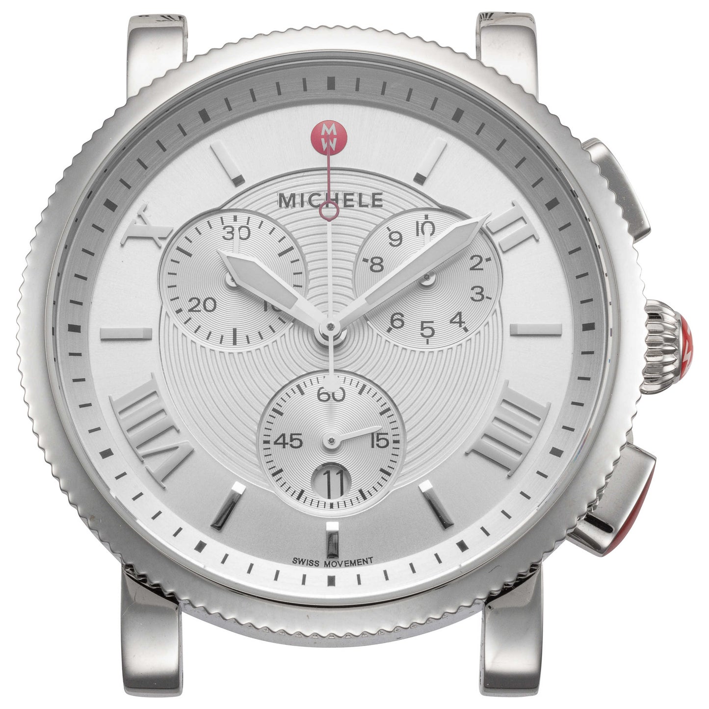 Front view of Michele Sport Sail Women's Quartz Watch MW01K00A0018
