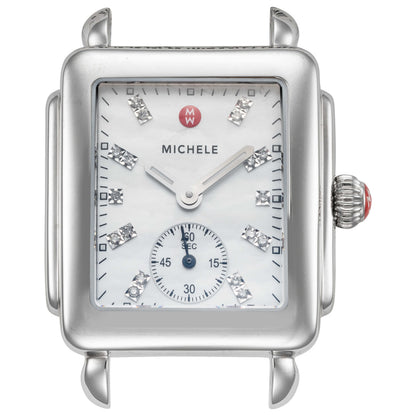 Front view of Michele Deco 16 Women's Quartz Watch MW06V00A0046