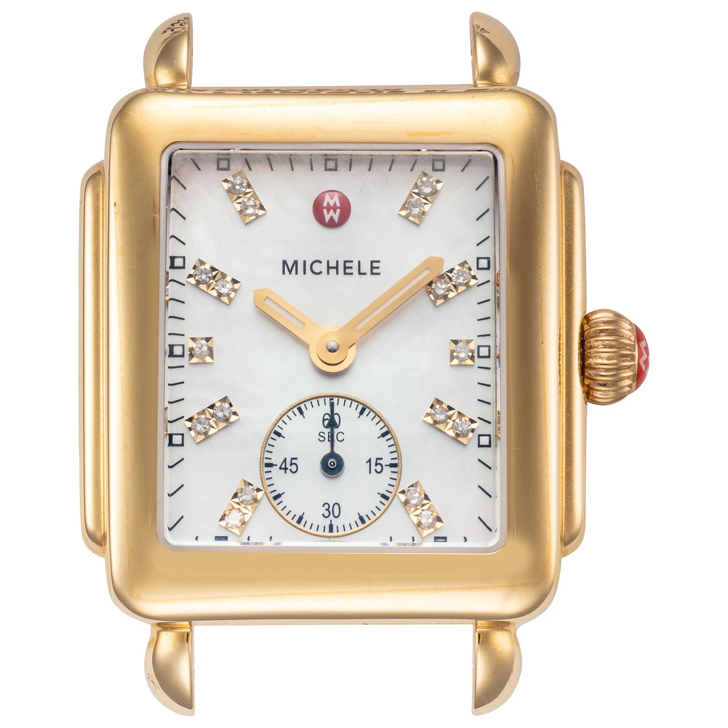 Front view of Michele Deco 16 Women's Quartz Watch MW06V00A9046