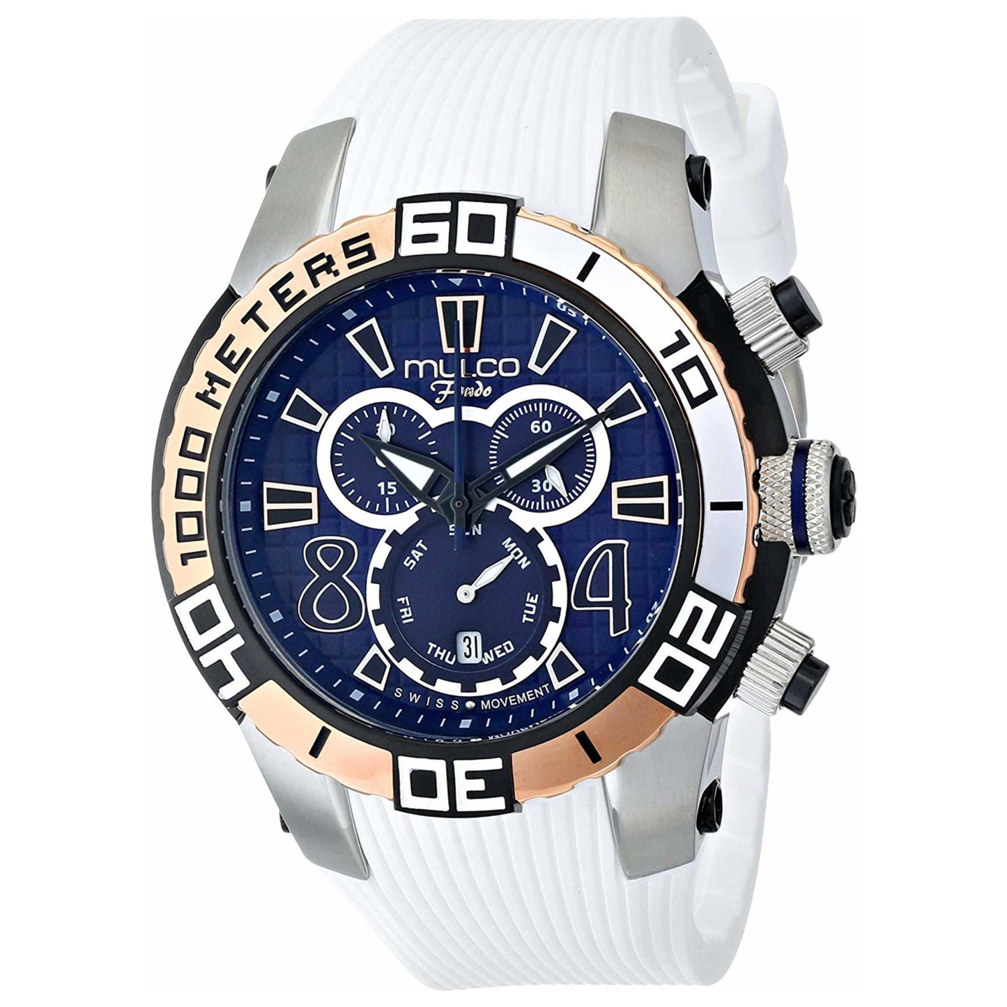 Front view of Mulco Analog Men's Quartz Watch MW1-74197-014