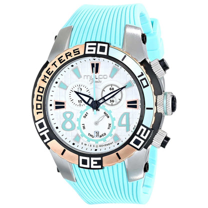 Front view of Mulco Fondo Wheel Women's Swiss Quartz (Battery-Powered) Watch MW1-74197-413