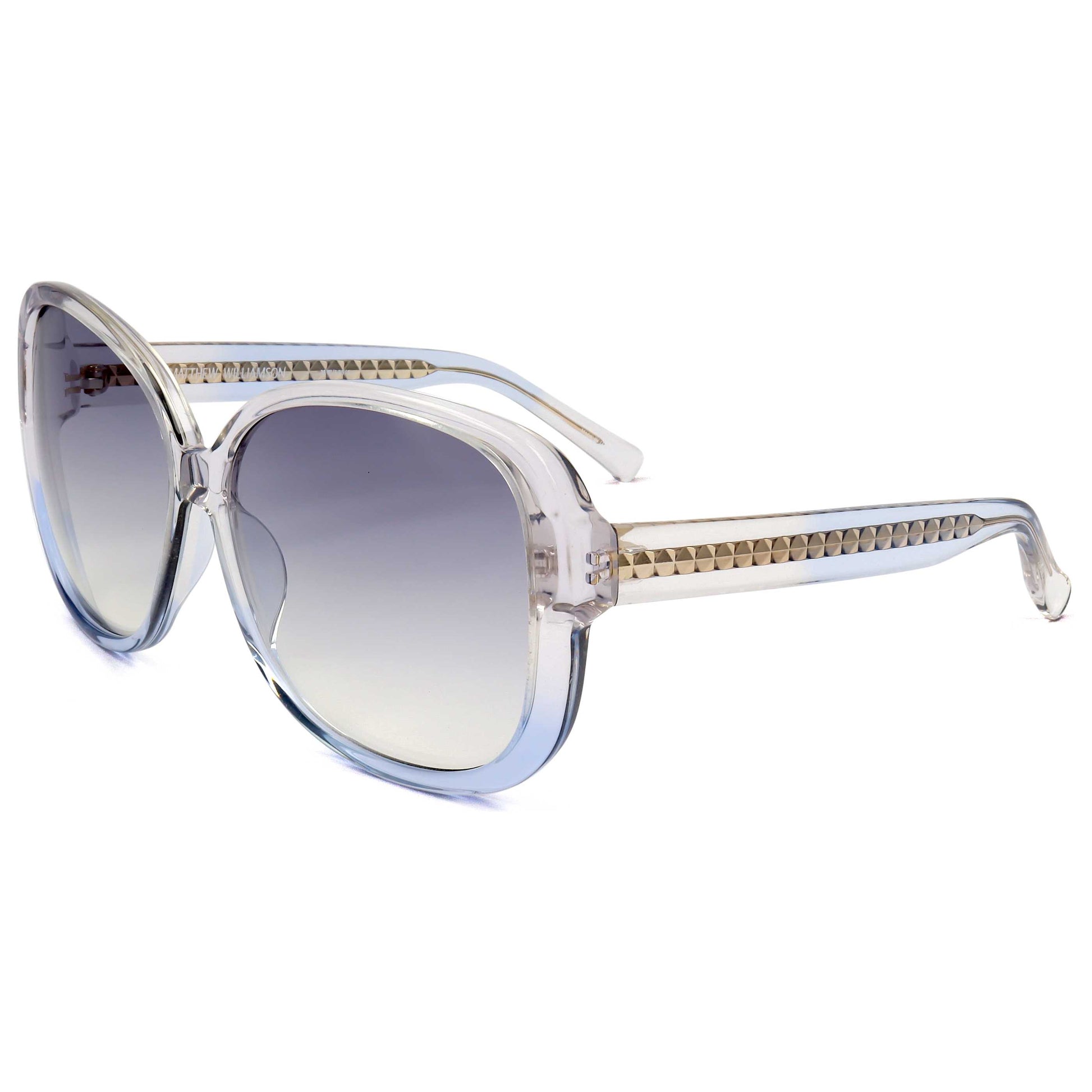 Front view of Linda Farrow Matthew Williamson Women's Sunglasses MW135-C4-62