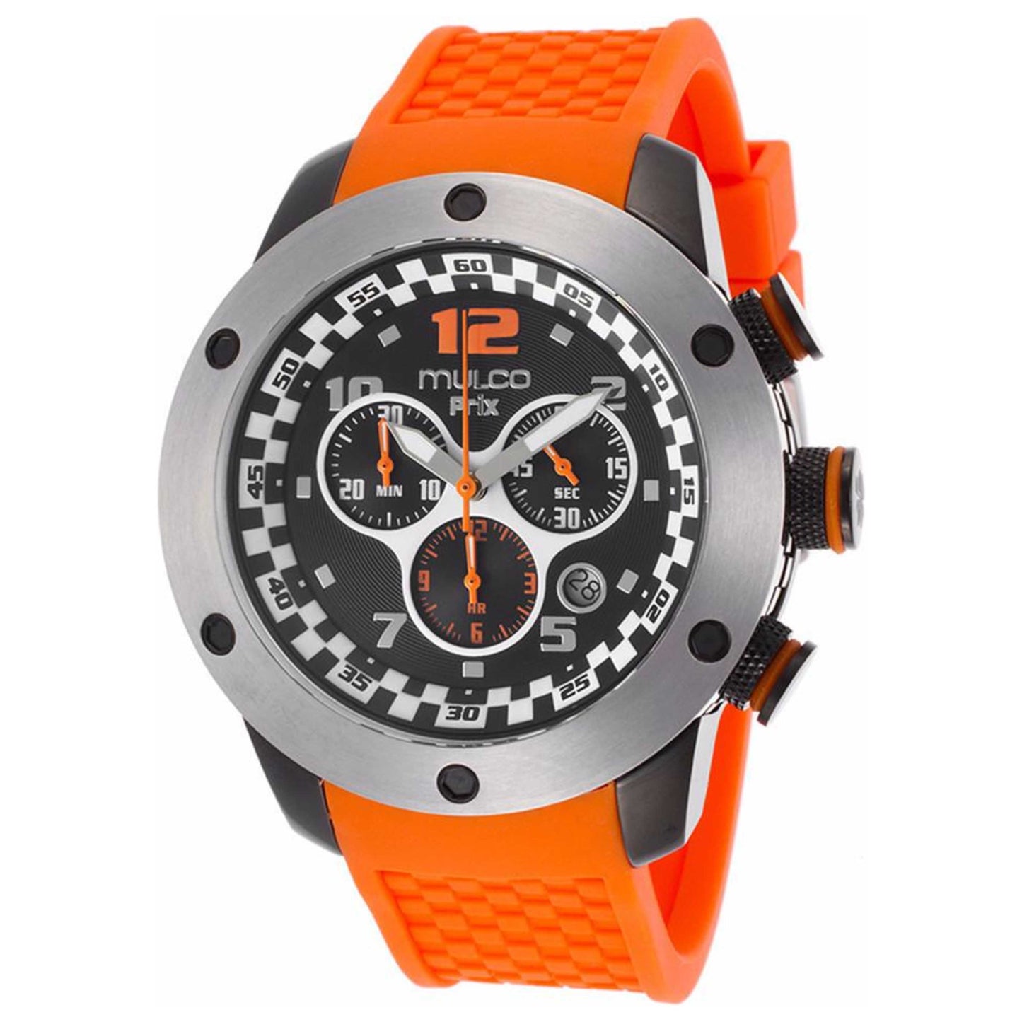 Front view of Mulco Prix Men's Swiss Quartz (Battery-Powered) Watch MW2-6313-085