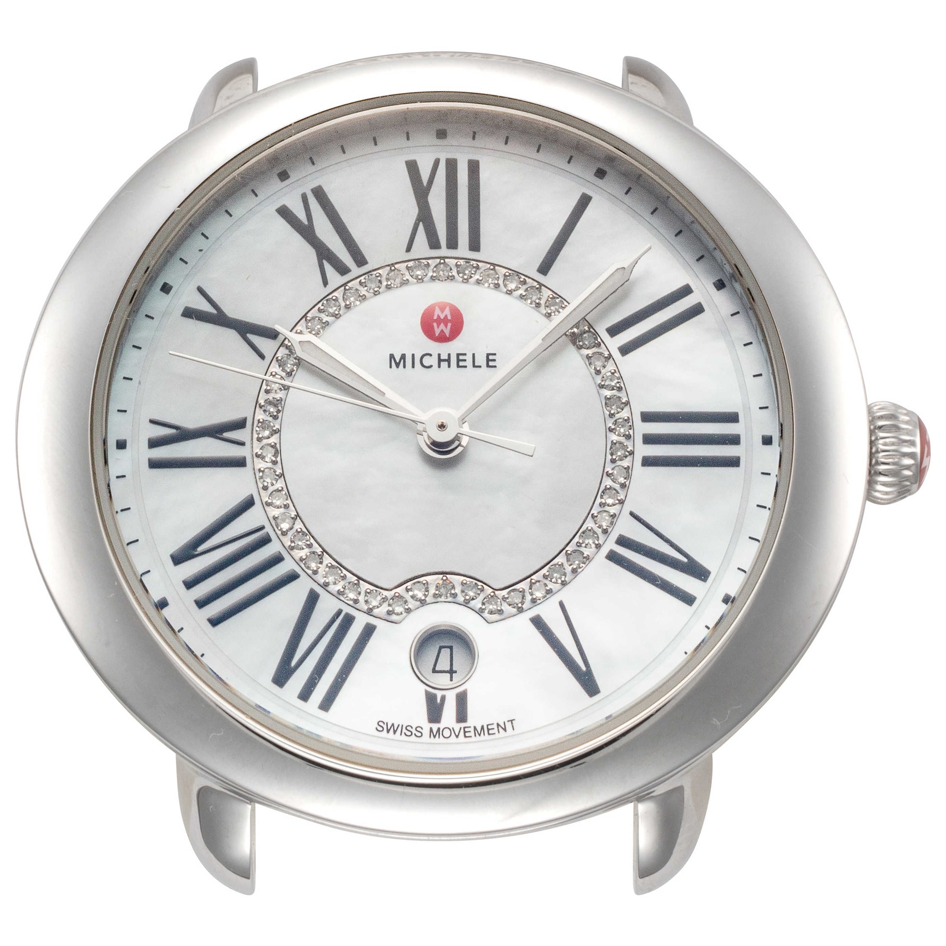 Front view of Michele Serein Women's Quartz Watch MW21B00A0963