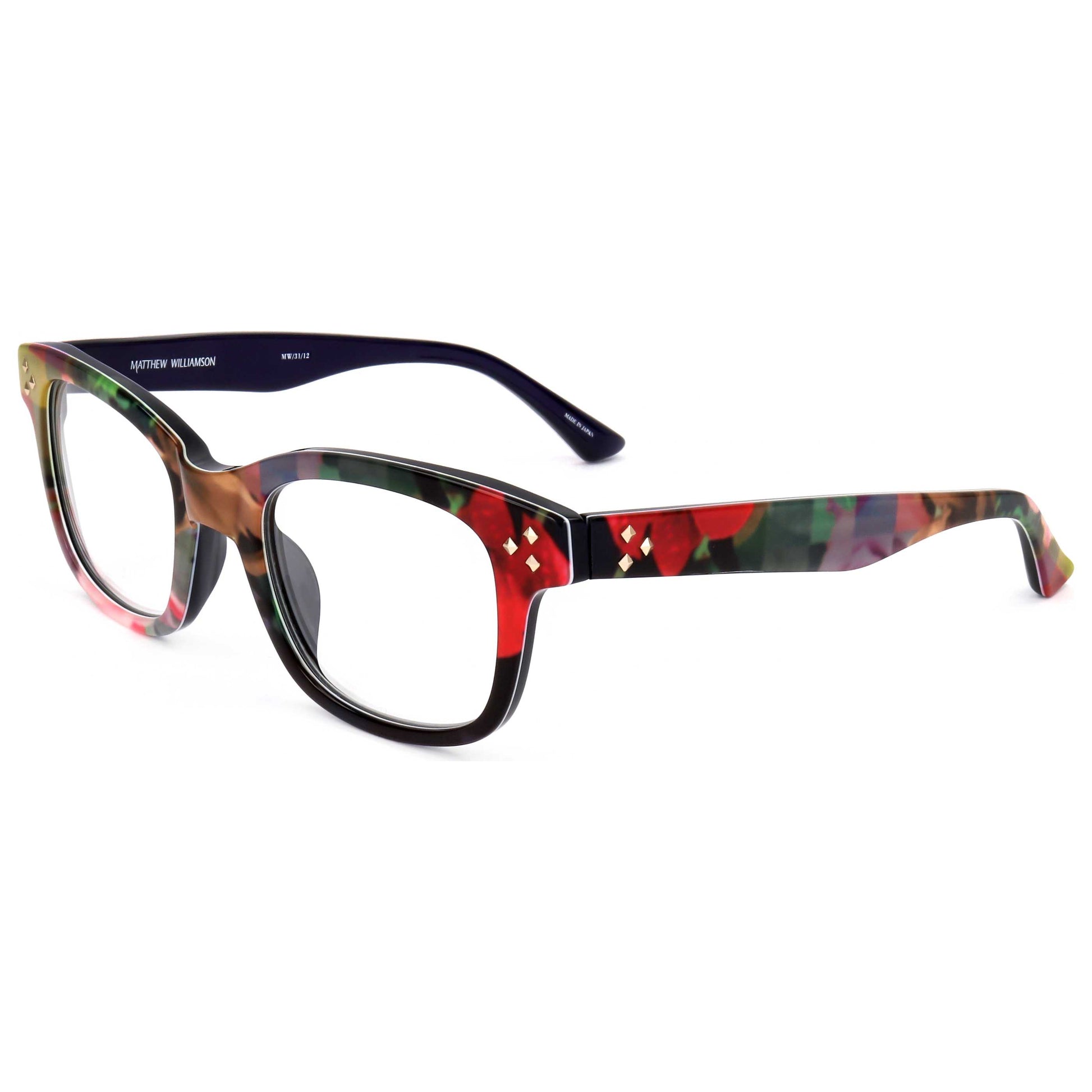 Front view of Linda Farrow Matthew Williamson Women's Opticals MW31-C12-50