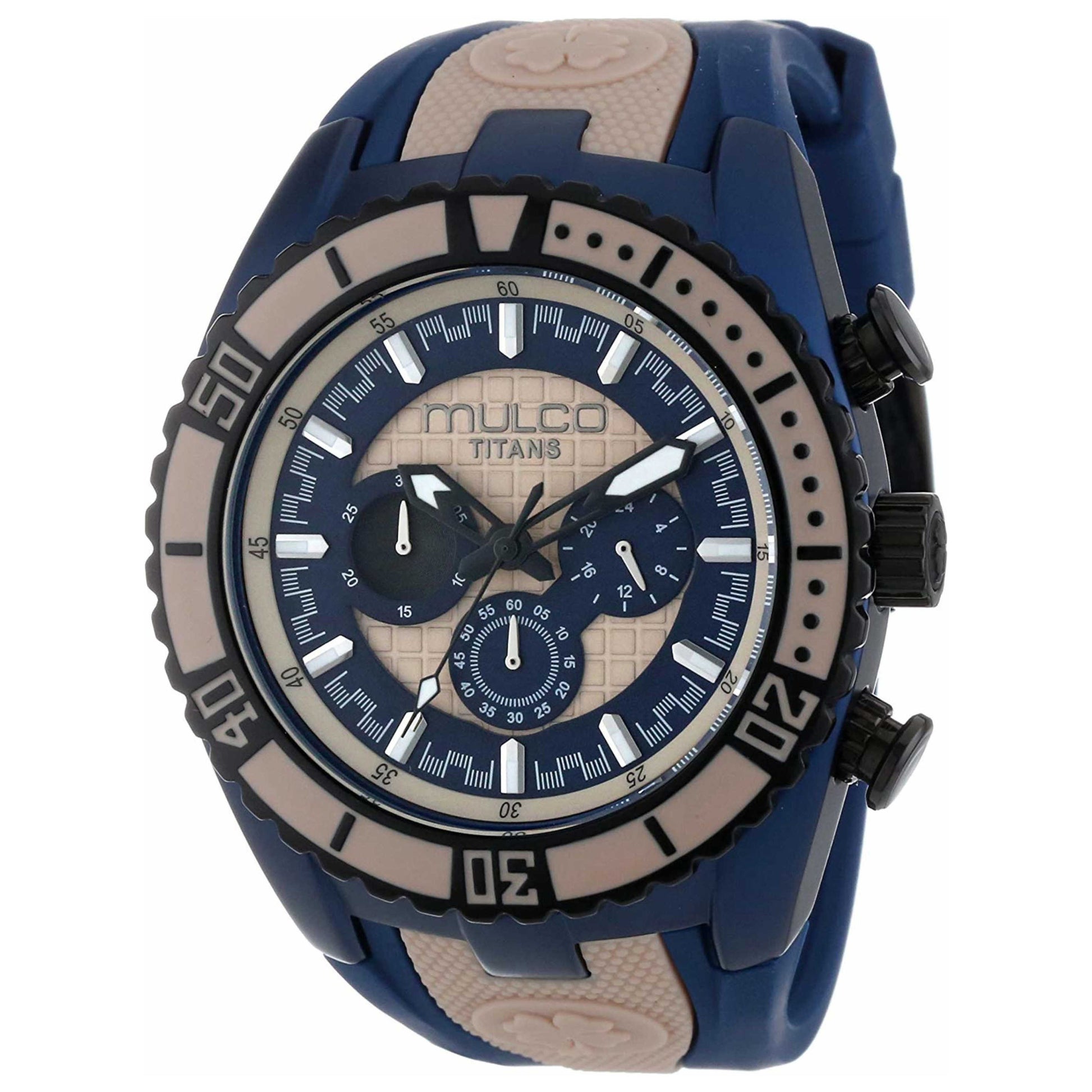 Front view of Mulco Analog Men's Quartz Watch MW5-1836-114