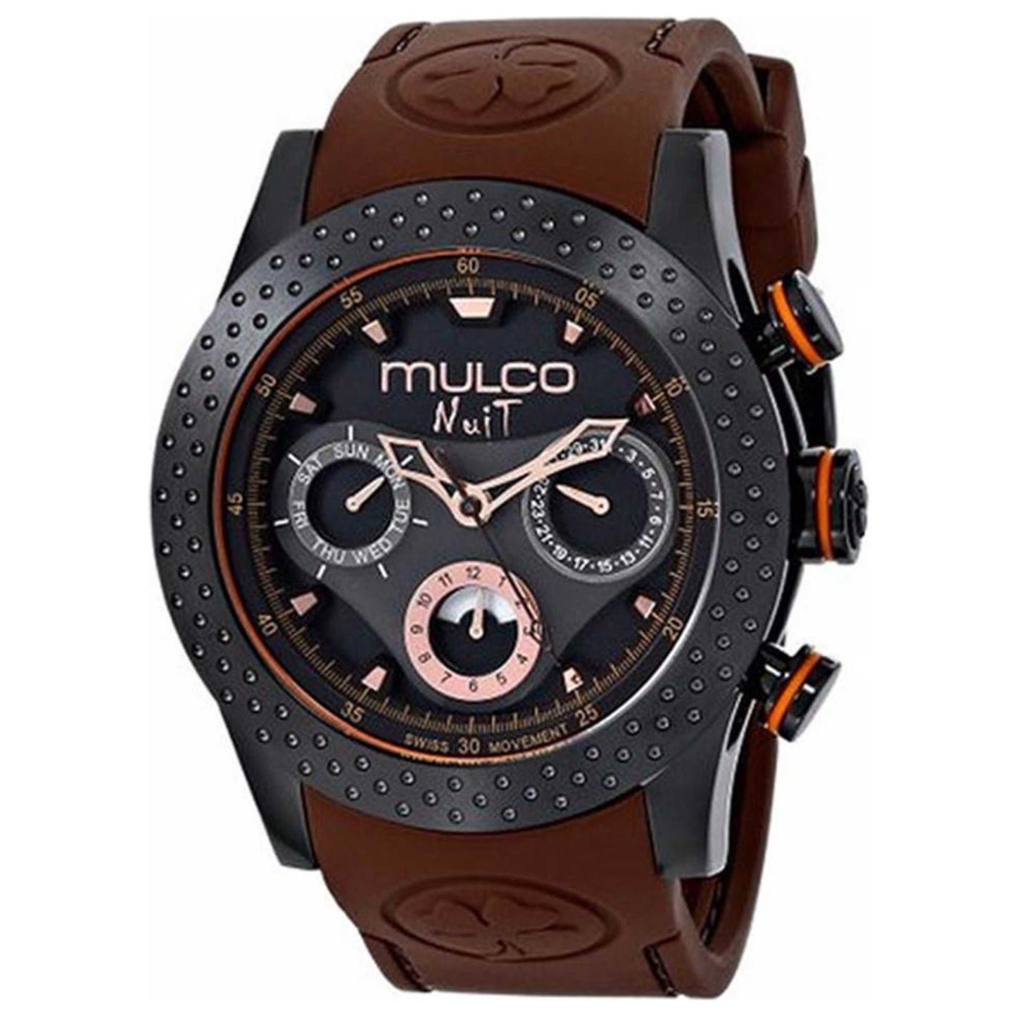 Front view of Mulco Nuit Unisex Quartz Watch MW5-1962-035