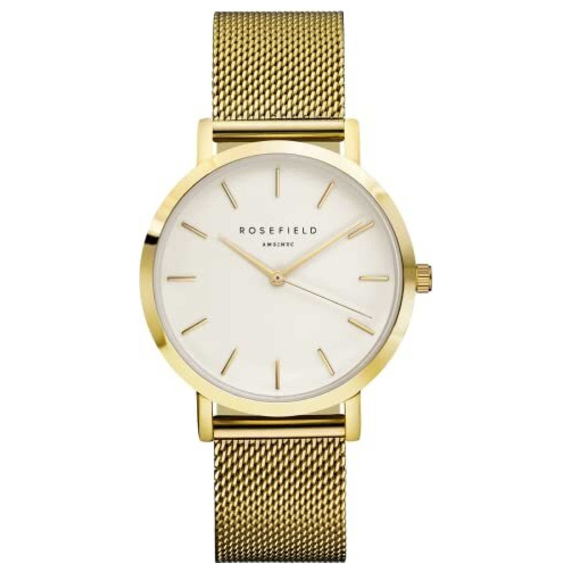 Front view of Rosefield Mercer Women's Quartz Watch MWG-M41