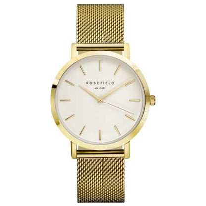 Front view of Rosefield Mercer Women's Quartz Watch MWG-M41