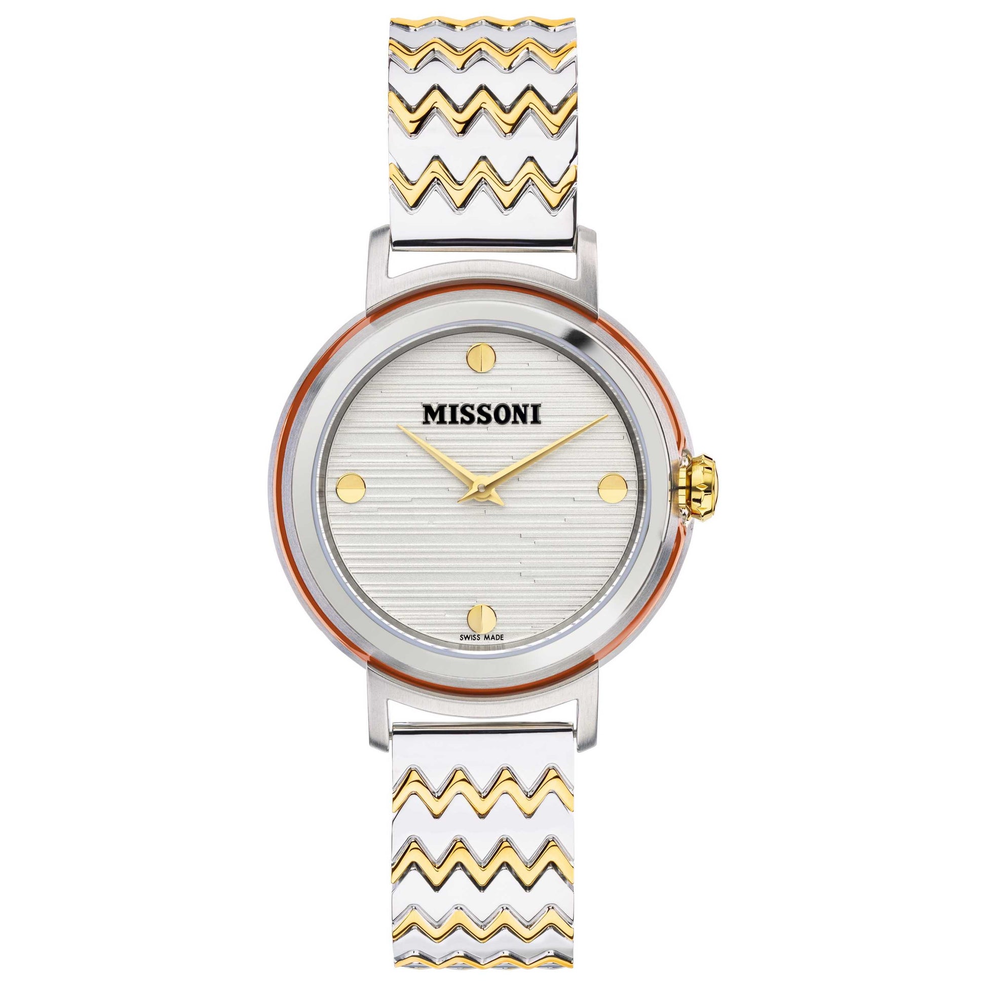 Front view of Missoni Fiammato Women's Quartz Watch MWNY00121