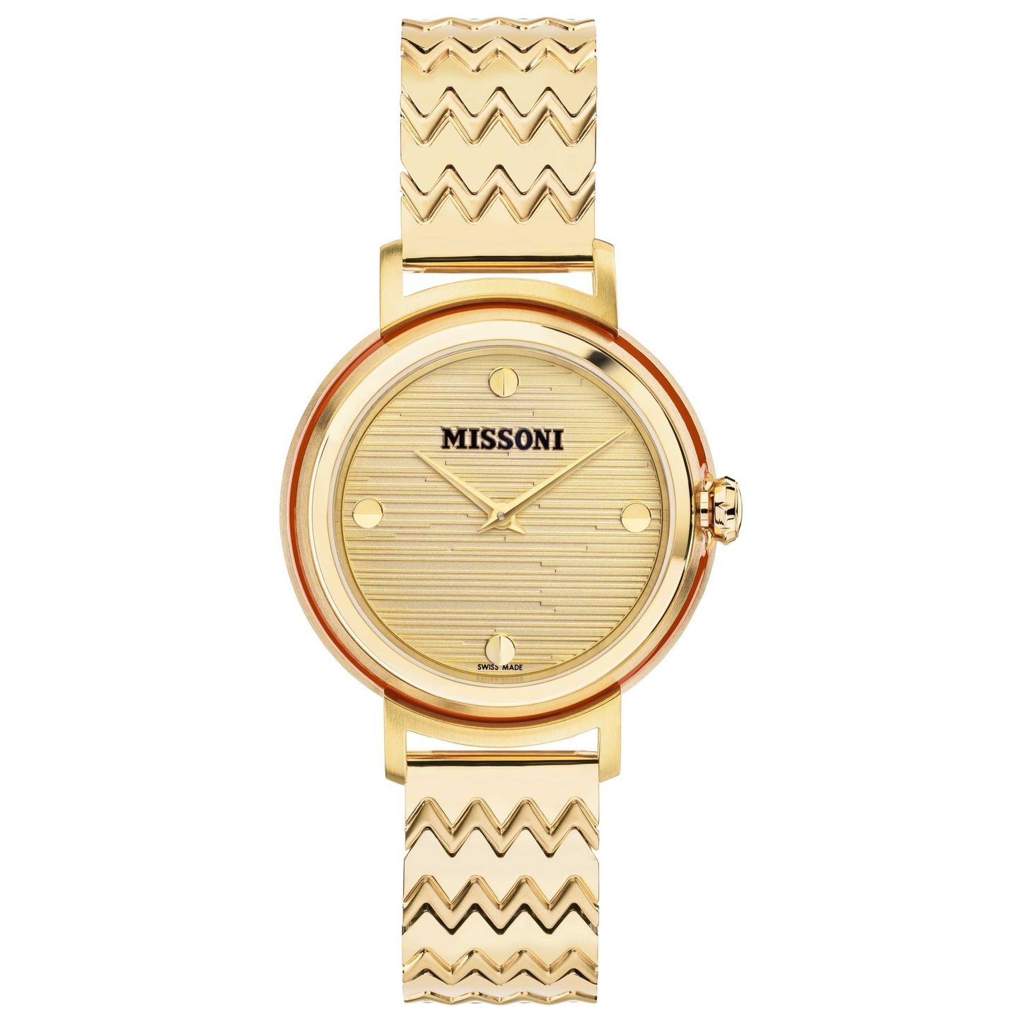 Front view of Missoni Fiammato Women's Quartz Watch MWNY00221