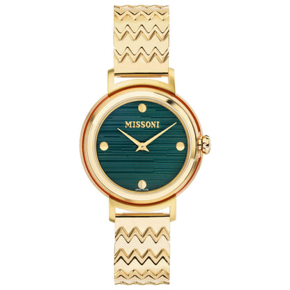 Front view of Missoni Fiammato Women's Quartz Watch MWNY00421