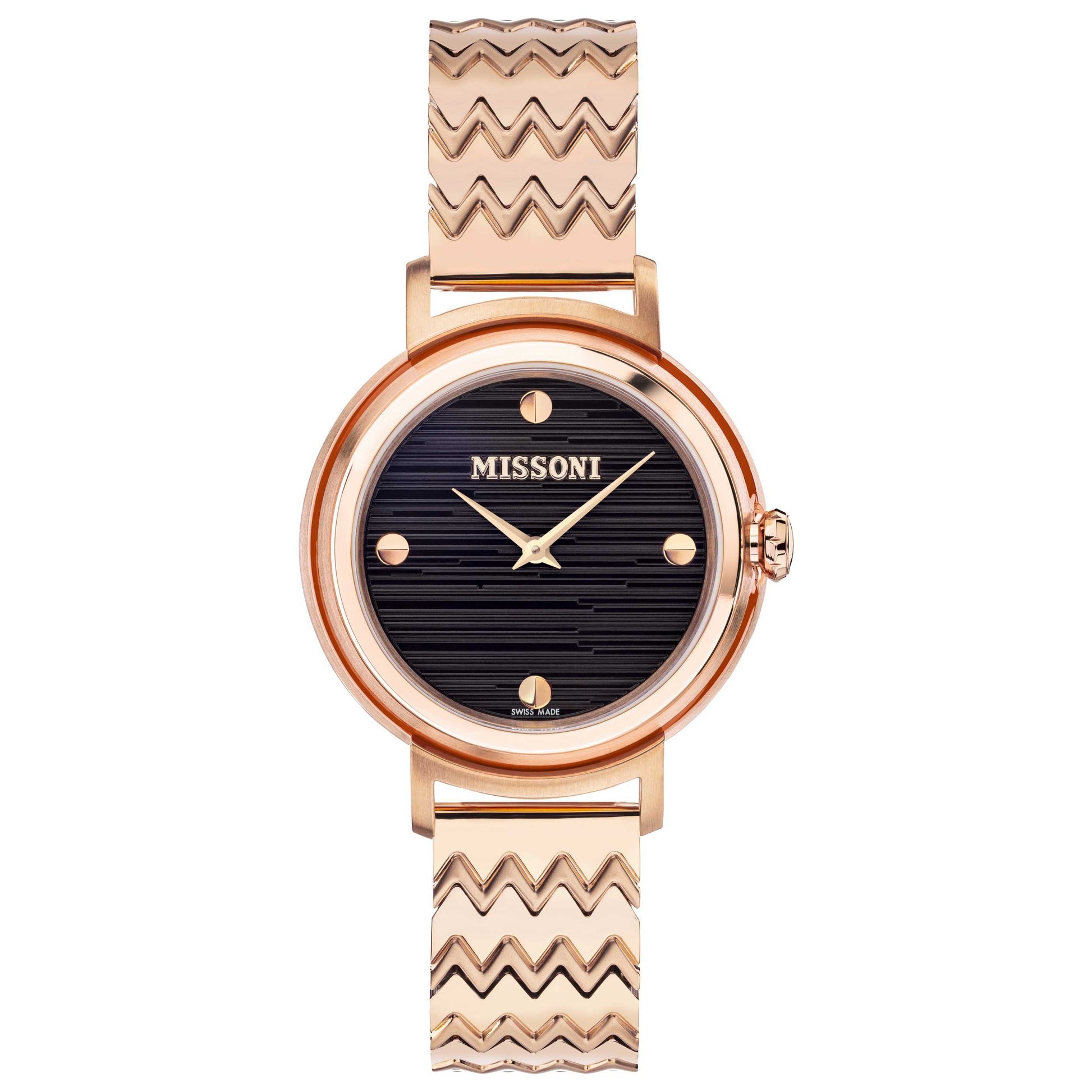 Front view of Missoni Fiammato Women's Quartz Watch MWNY00521