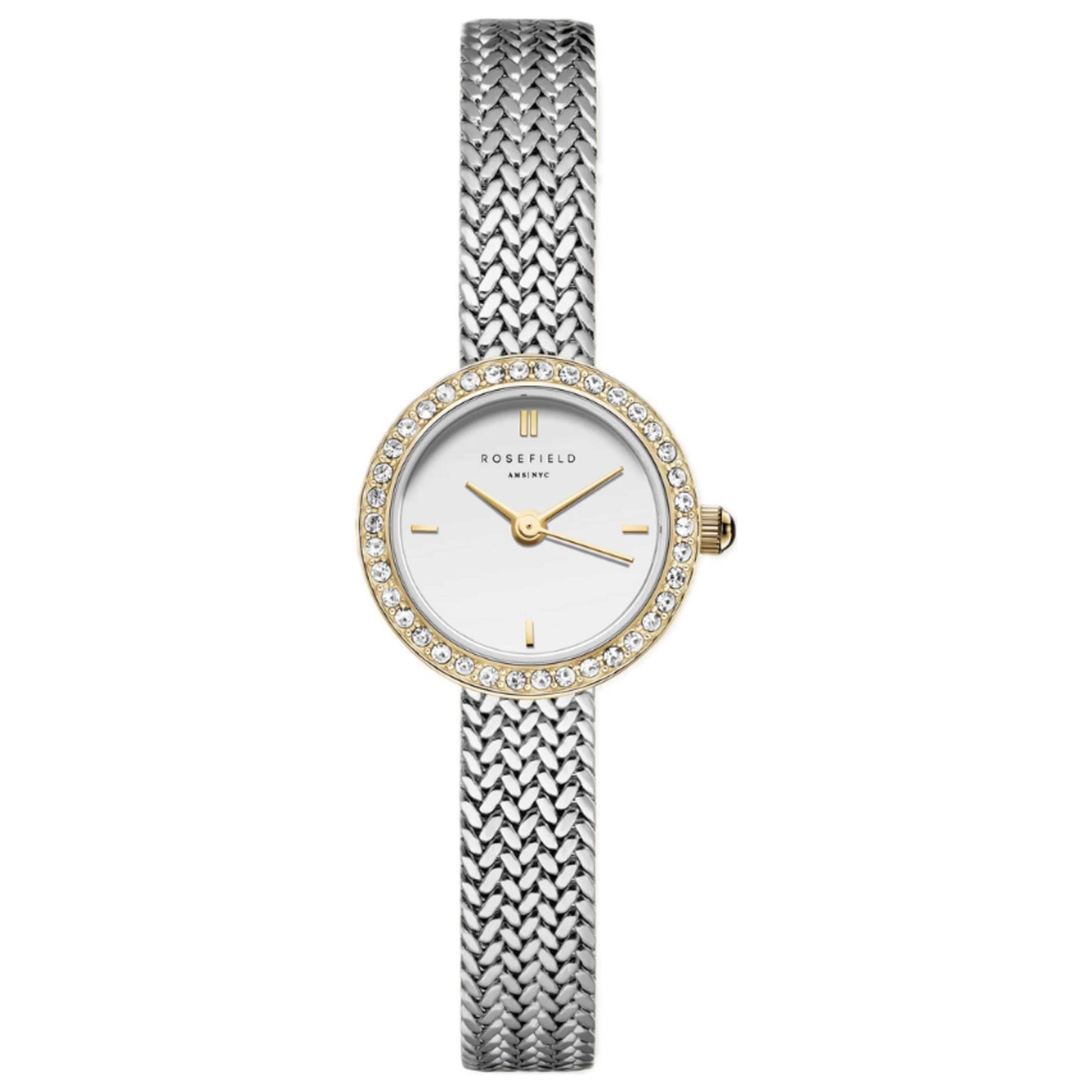 Front view of Rosefield Mini Small Edit Women's Quartz Watch MWSMG-M06
