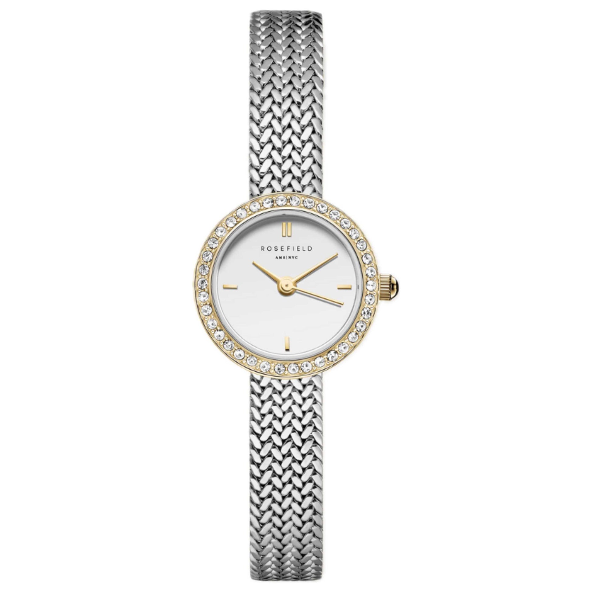 Front view of Rosefield Mini Small Edit Women's Quartz Watch MWSMG-M06