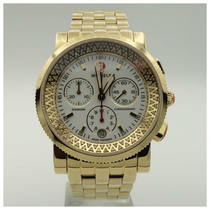 Front view of Michele Sport Sail Women's Swiss Quartz (Battery-Powered) Watch MWW01C000043-PO